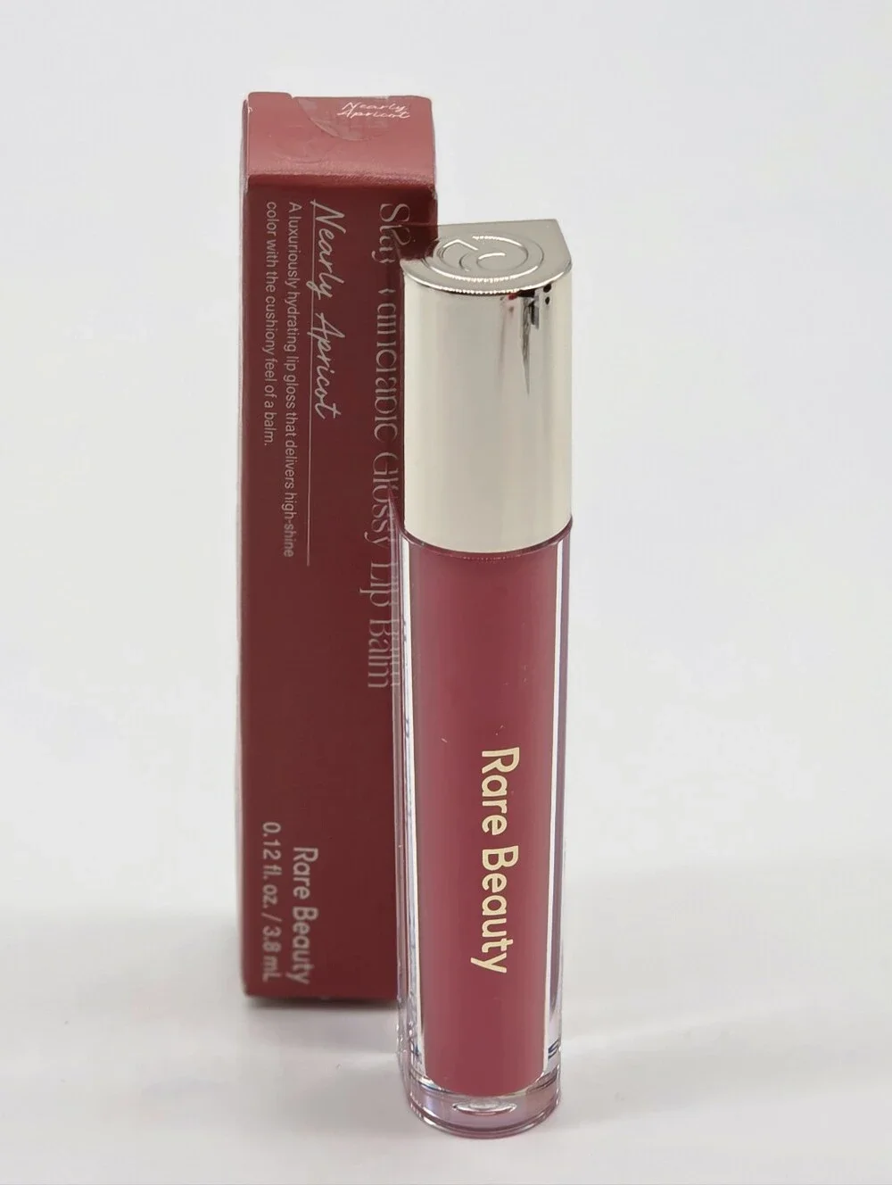 Rare Beauty Stay Vulnerable Glossy Lip Balm in Nearly Apricot